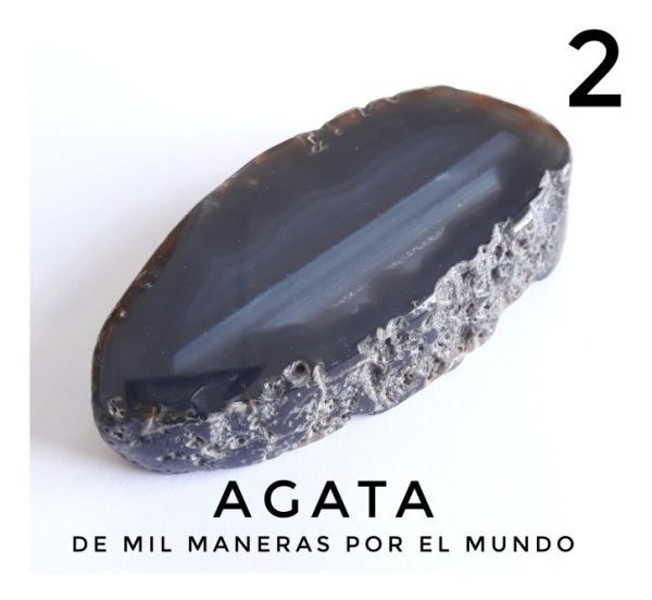 Ágata Natural Median. Piedra Natural. Equilibrio Emocional. - Imagen 11