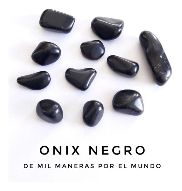 Onix Negro Piedra Energética Natural . Piedra De Protección - Imagen 2