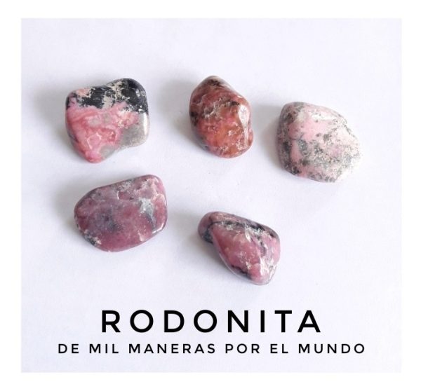 Jade Rodonita. Piedra Natural Energética .amor - Autoestima - Imagen 2