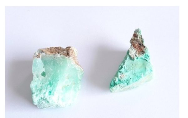 Crisoprasa En Bruto. Piedra Natural Energética. Fidelidad - Imagen 2