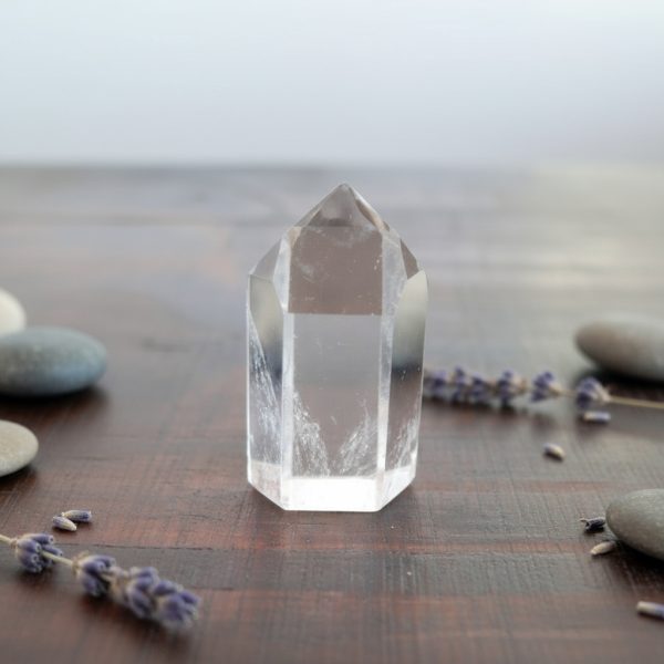 Obelisco Cuarzo Cristal, Piedra Natural. Gemoterapia - Imagen 2