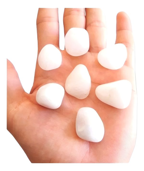 Cuarzo Blanco Piedra Energética Natural . Ansiedad Y Estrés - Imagen 5