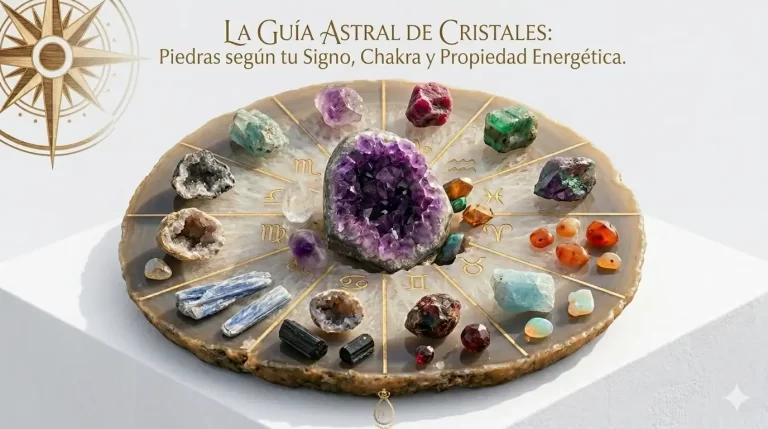 La Guía Astral de Cristales: Piedras según tu Signo, Chakra y Propiedad Energética