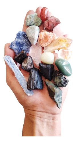 Colección 19 Minerales , Piedras Naturales Energéticas - - Imagen 2