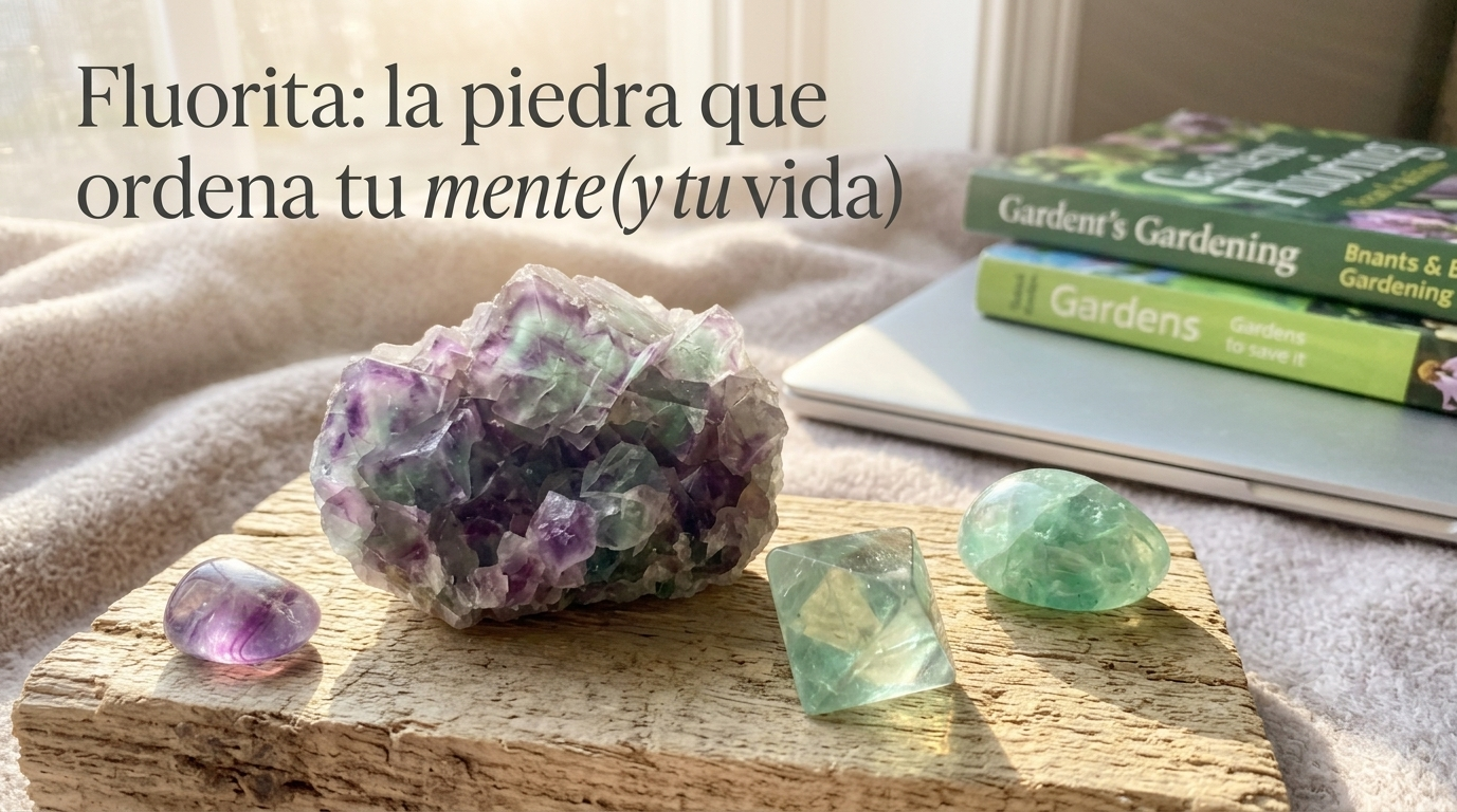 Fluorita: la piedra que ordena tu mente (y tu vida)