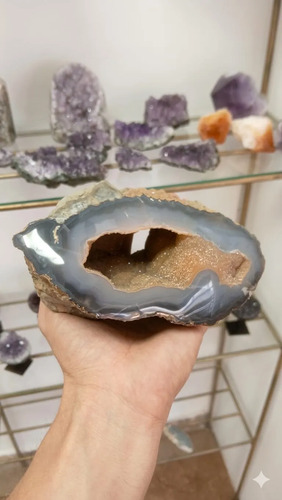 Ágata Natural Grande. Piedra Energética.equilibrio Emocional - Imagen 2