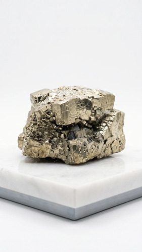 Pirita Piedra Cubica. Colección. Abundancia Y Voluntadad