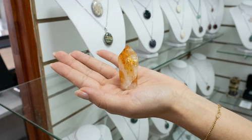 Obeliscos De Amatista, Citrino Y Pirita. Piedras Naturales - Imagen 2