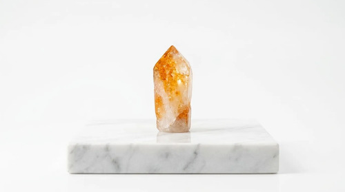 Obeliscos De Amatista, Citrino Y Pirita. Piedras Naturales